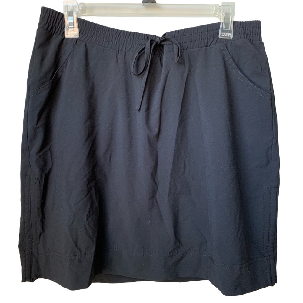 LEE Women’s Black Stretch Elastic Waist Swim Skort